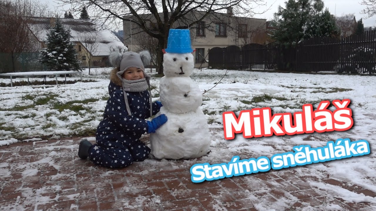 MIKULÁŠ 🎅 STAVÍME SNĚHULÁKA ☃️ 2. ADVENTNÍ NEDĚLE ✨