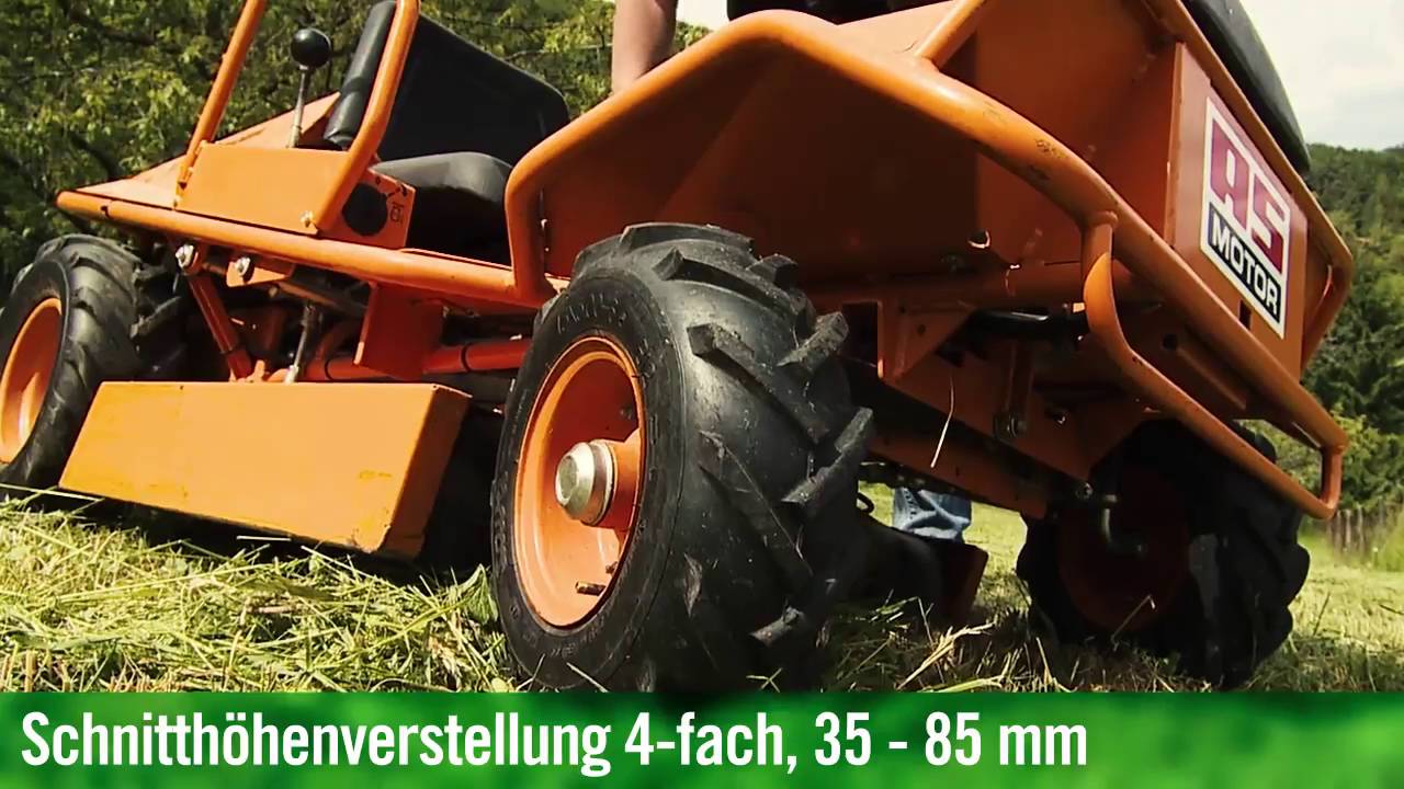AS-Motor AS 800 FreeRider Aufsitzmäher Hochgrasmäher Vorstellung