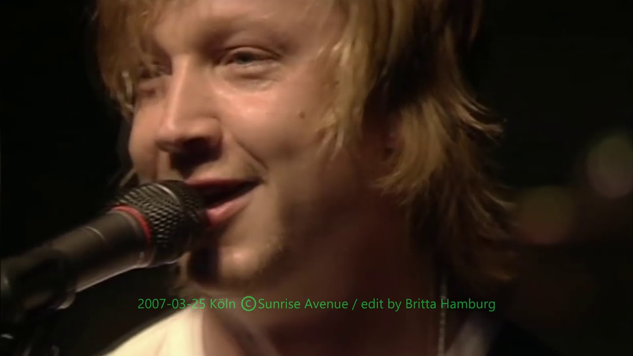 2007-03-25 Sunrise Avenue ~ Live In Wonderland @Köln E-Werk