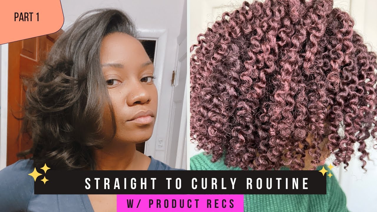 (Updated) Straight to Curly Routine (part 1)