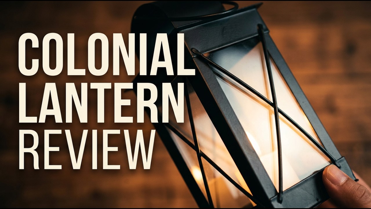 Colonial Style Home Decor Candle Lantern Review