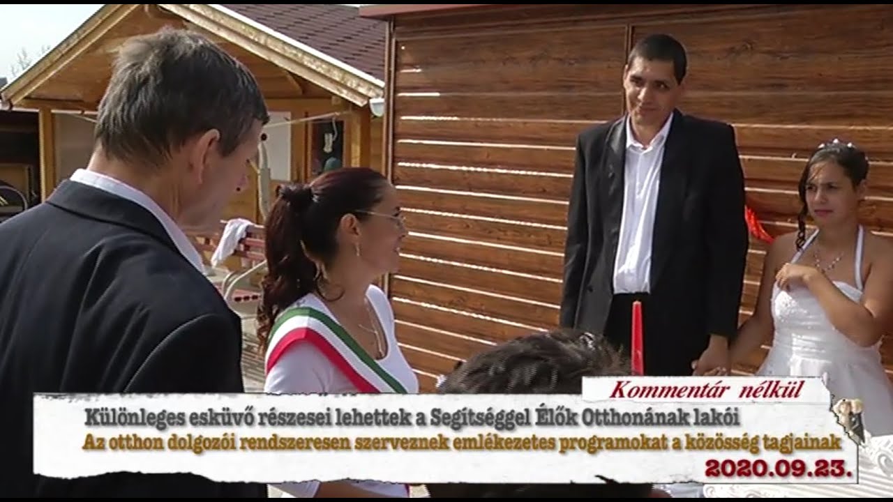 Hajdúnánási Televízió: Különleges esküvő  a Segítséggel Élők Otthonában   2020. 09. 23.