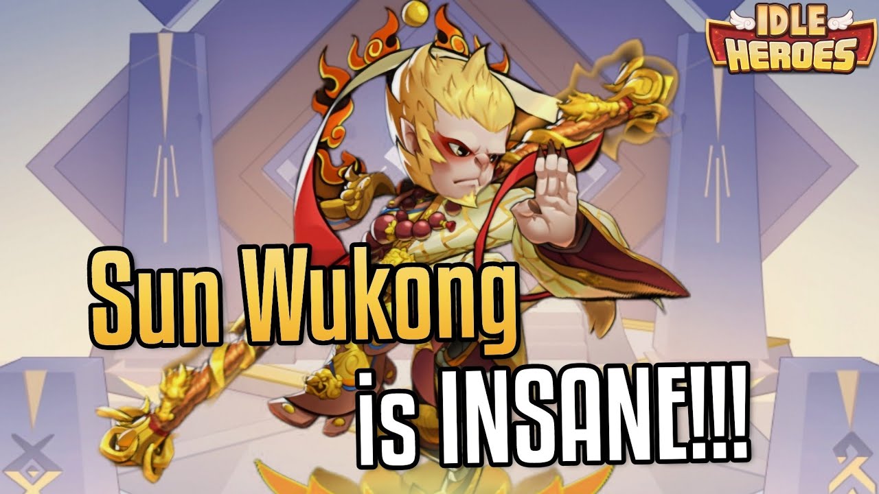 First Sun Wukong Test! Fighting SL Light!!! - Idle Heroes