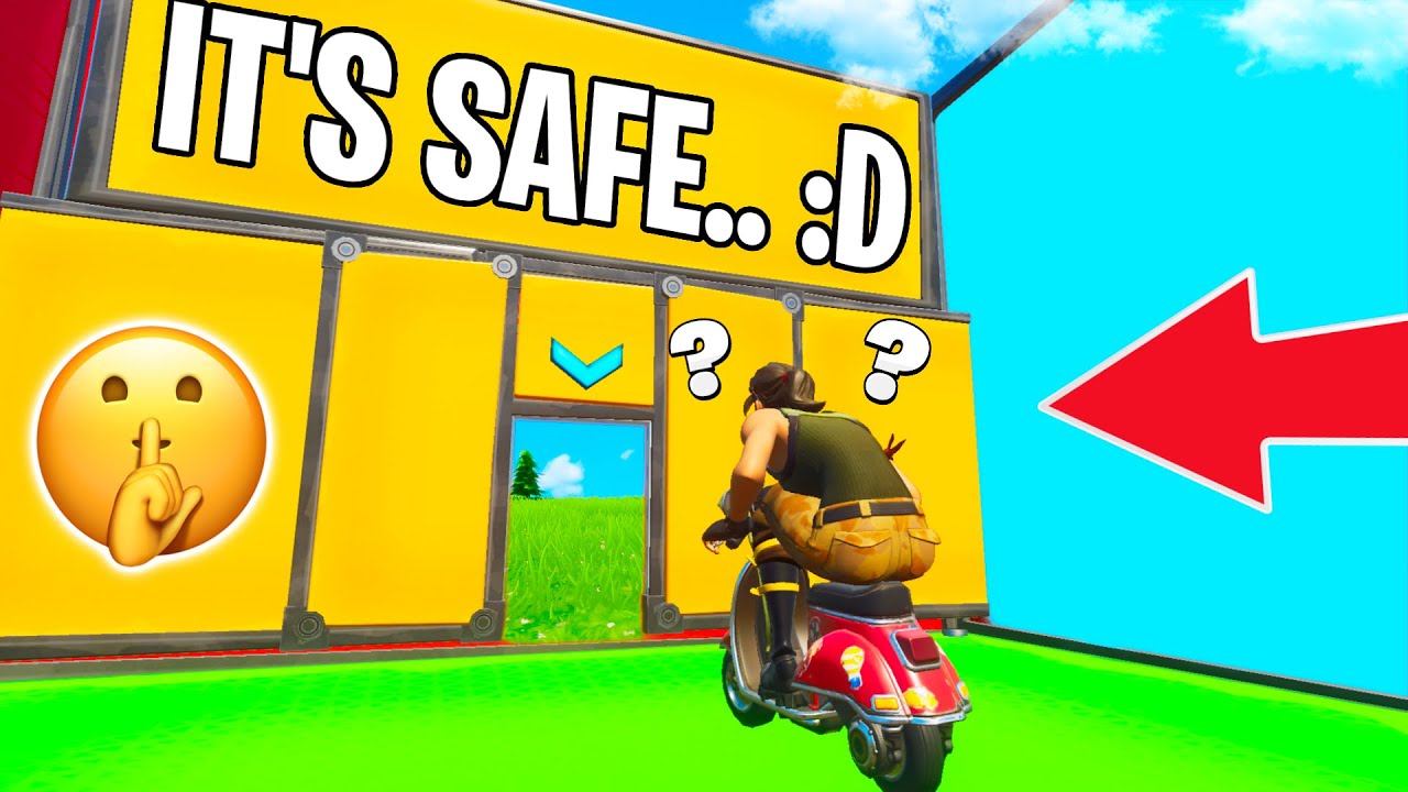 The IMPOSSIBLE TROLL Deathrun in Fortnite (Creative Mode)