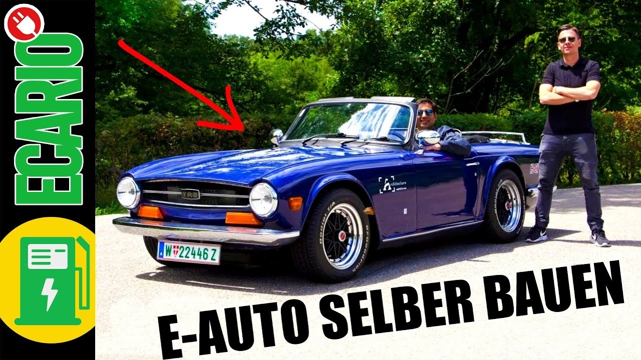 E-Auto Cabrio - Bau es dir selbst! 💪 Triumph TR6 Roadster Umbau