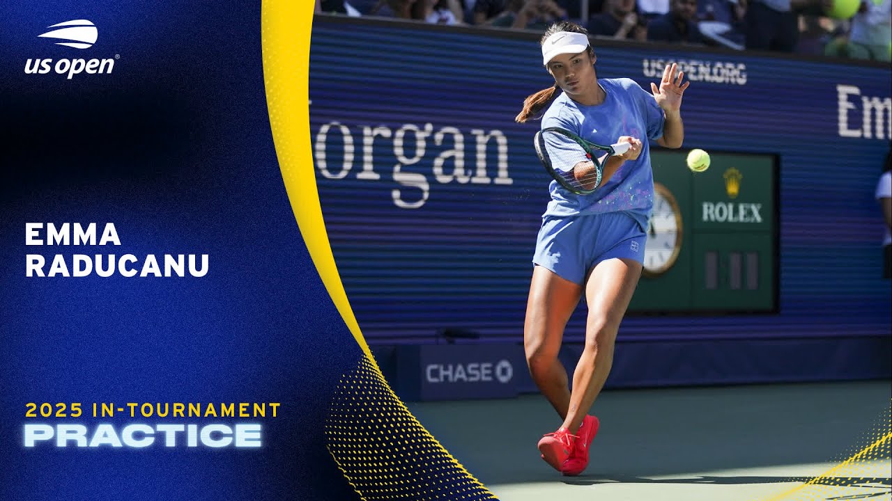 LIVE | Emma Raducanu | Practice Session | 2025 US Open