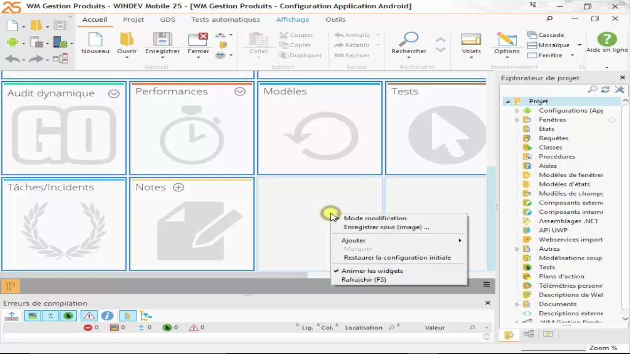 Jour 0 - Présentation de la plateforme de développement (WinDev Mobile)