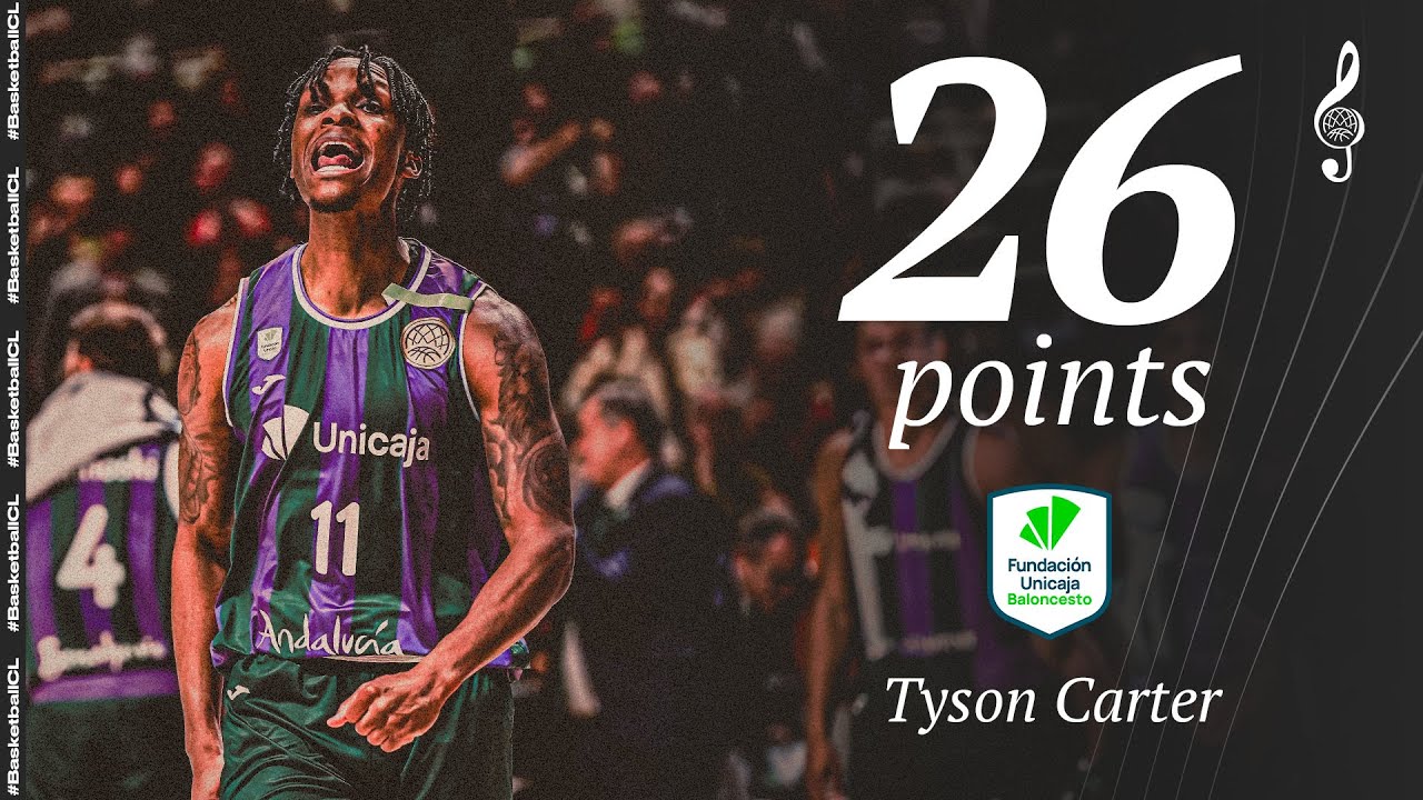 Tyson Carter (26 PTS) | Player Highlights | UNI v VILN | #BasketballCL 2024-25