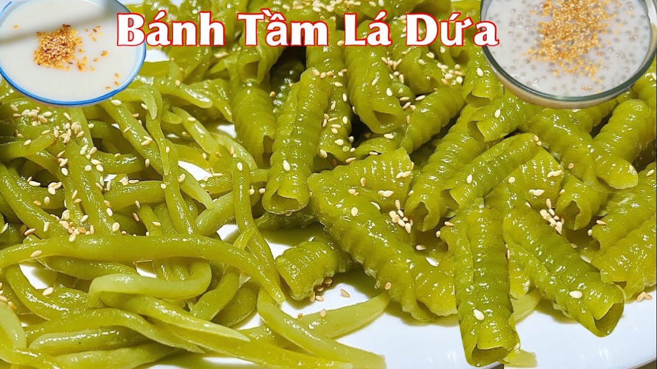 Ngon Đỉnh Với Bánh Tầm Miền Tây Mềm Dẻo Chang Nước Cốt Dừa- Pandan leaf noodles