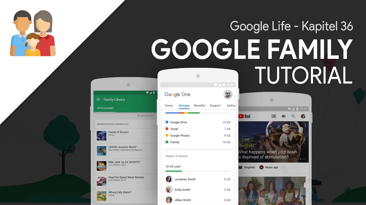 Bekomme exklusive Vorteile als Familie bei Google (Google Family Tutorial) Google Life #36