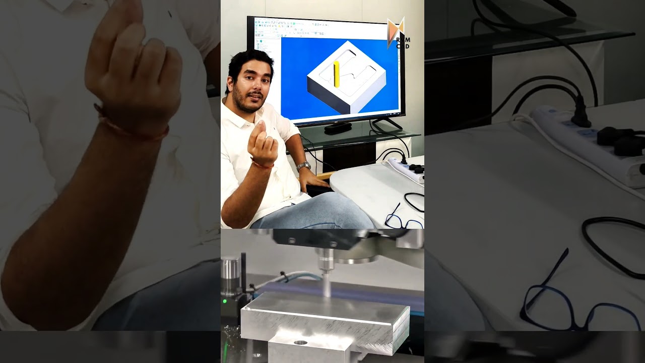 CAM Programming at RVM CAD Pune | CNC VMC Programming with CAM Software - Practical VMC Machine Pune