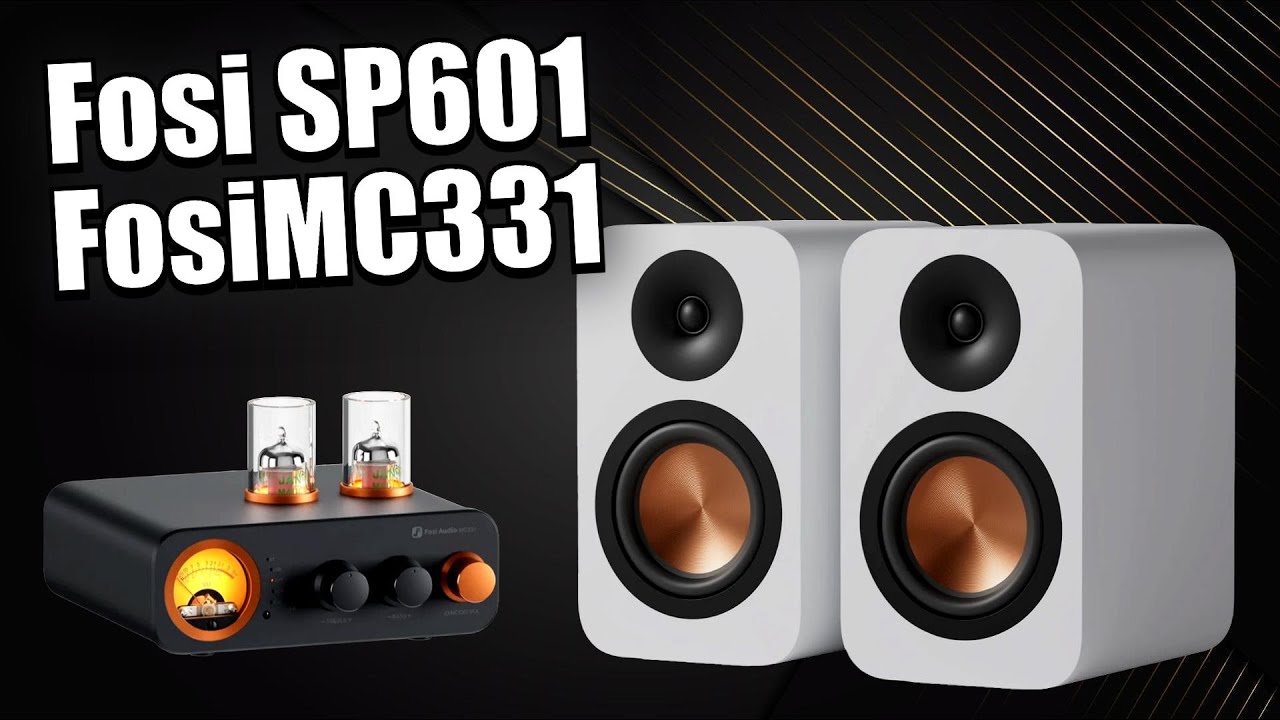 Первые колонки от Fosi SP601 !!! И ламповый цап усилитель Fosi MC331 примеры реального звучания!