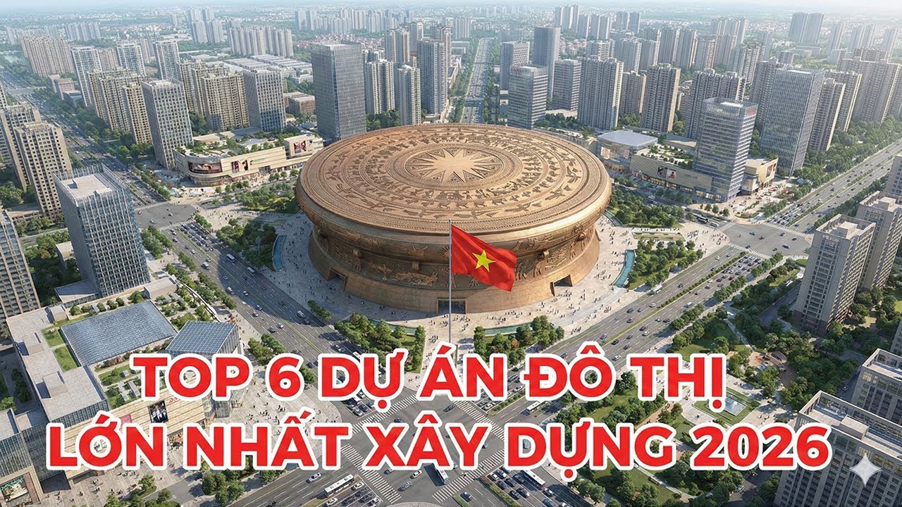 TOP 6 DỰ ÁN ĐÔ THỊ LỚN NHẤT KHỞI CÔNG 2025 - KHU ĐÔ THỊ THỂ THAO OLYMPIC