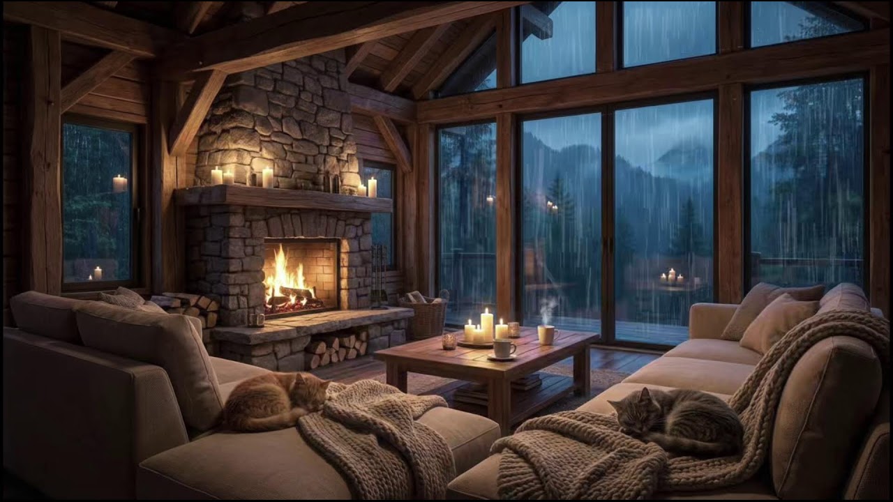Deep Sleep in 3 Minutes 🌧️ Heavy Rain with Thunder, Calm Rain Ambience for Insomnia Relief