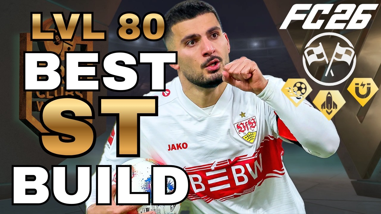 ЛУЧШАЯ СБОРКА НАПАДАЮЩЕГО *МАКСИМАЛЬНЫЙ УРОВЕНЬ 80* | EA FC 26 PRO CLUBS BALLER BUILD