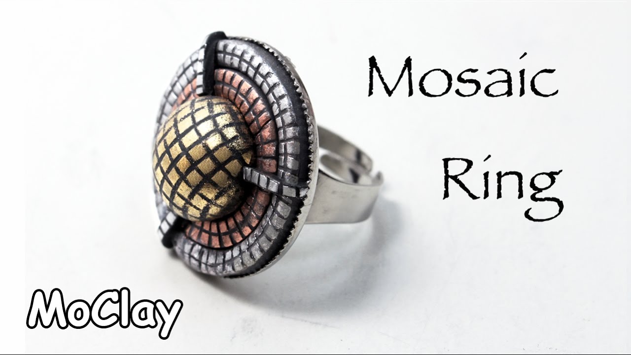 DIY  easy Faux Micro Mosaic Jewelry