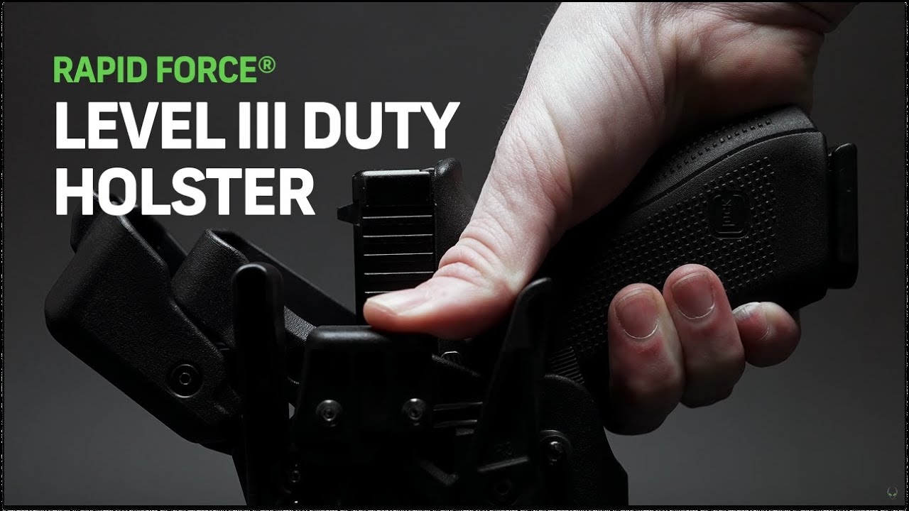 Rapid Force Duty Holster: Level III