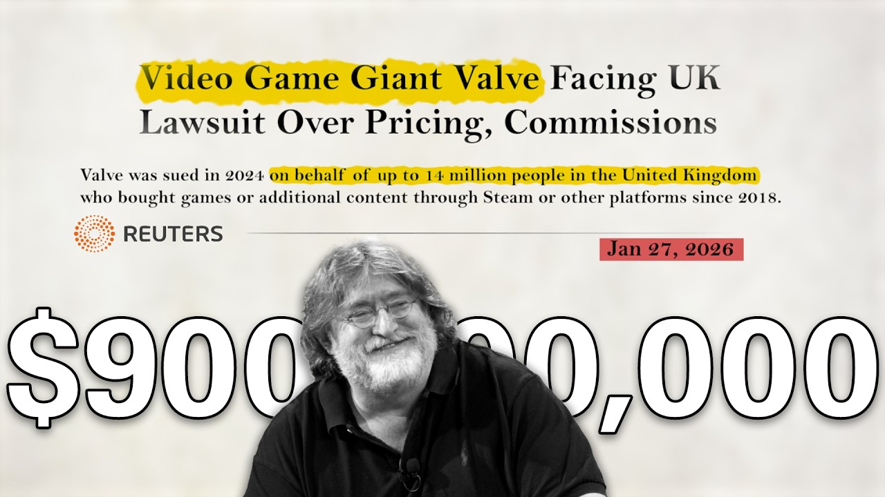 VALVE is Being Sued For $900million