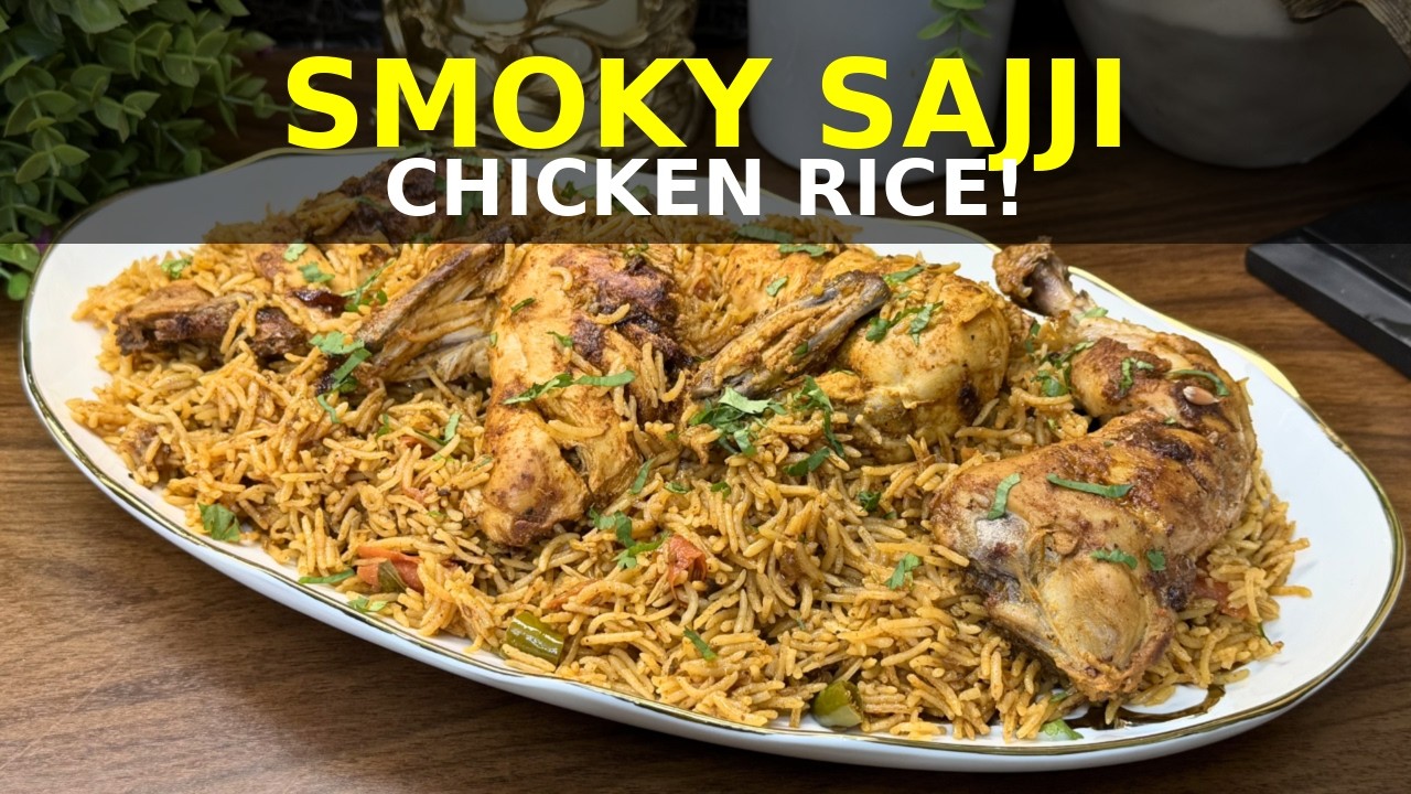 Eid Special Chicken Sajji Rice Recipe | Smoky Balochi Style Chicken with Flavored Rice