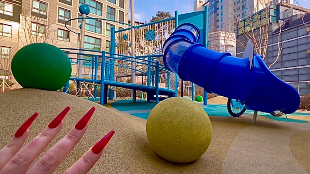 Public ASMR / Fast + Aggressive / Build Up Concrete Scratching + Camera Tapping / Lofi / No Talking