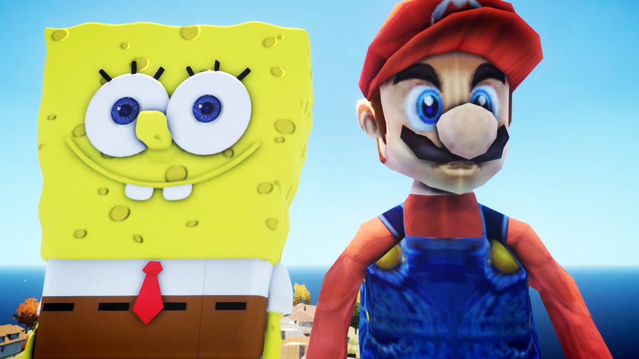 SPONGEBOB VS MARIO - GREAT BATTLE