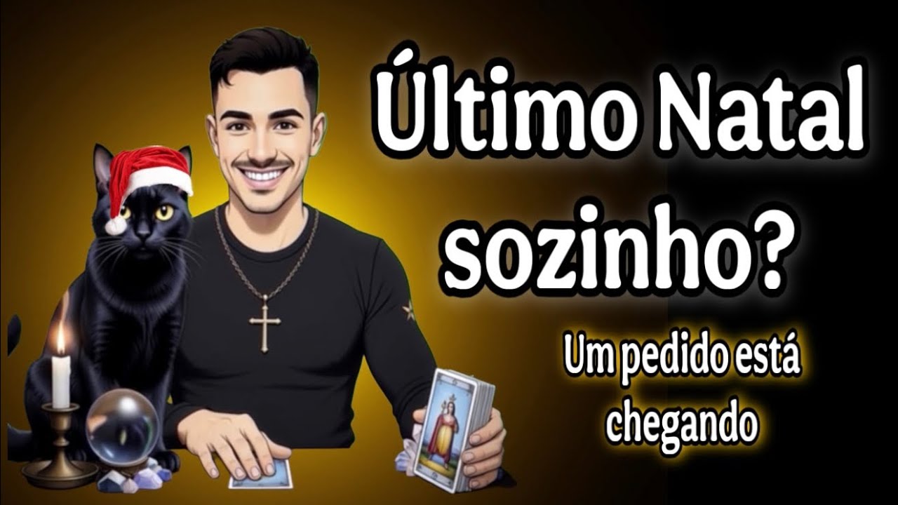 Esse será seu último Natal sozinho… Um pedido chegando!!! Baralho Cigano