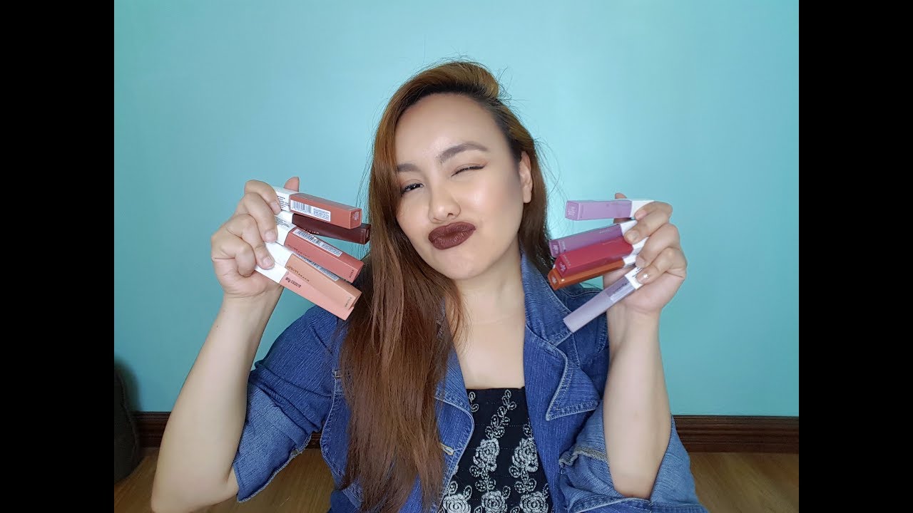 Maybelline Superstay Matte Ink Un-Nude Collection Lipswatch