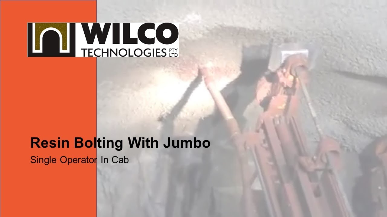 Underground Rock Bolting with Jumbo Drill