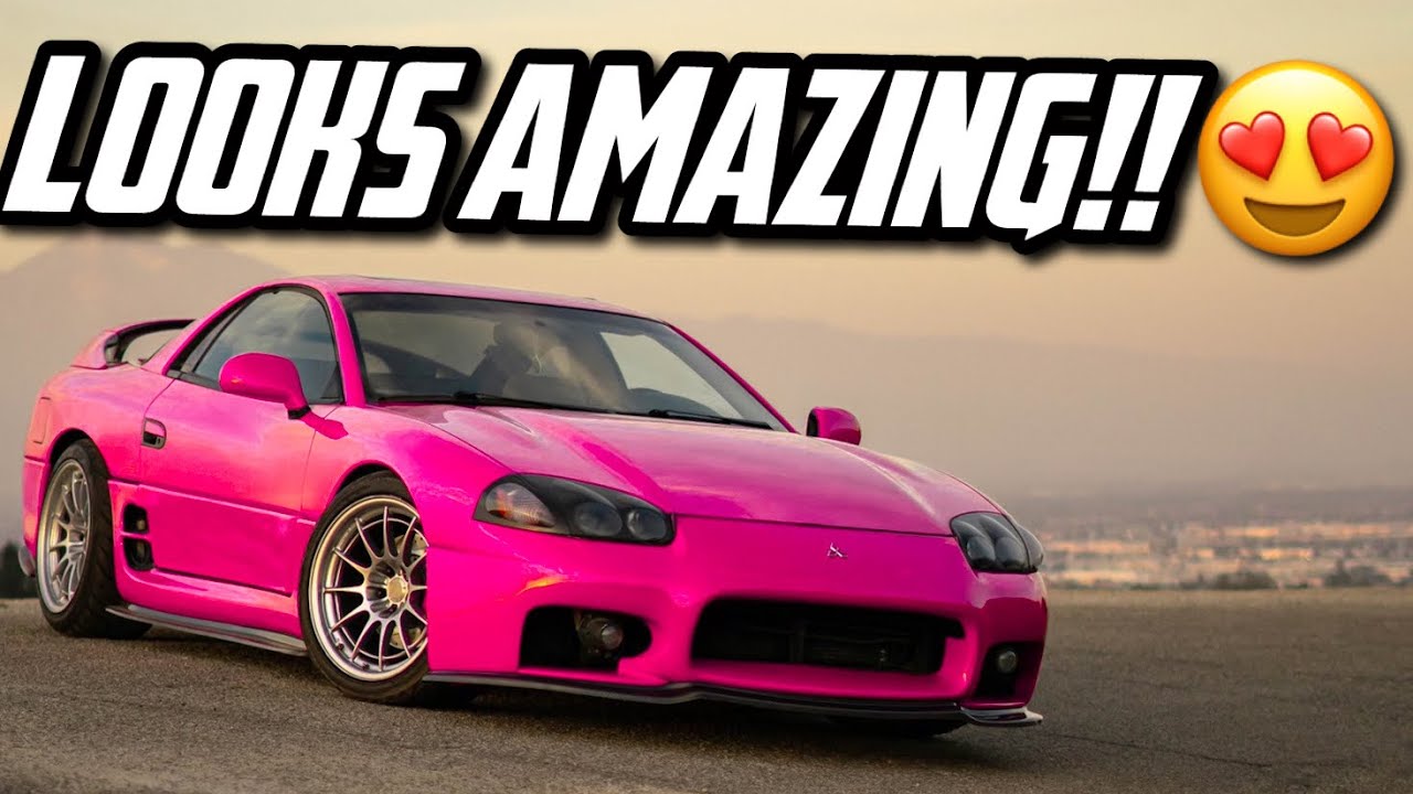 My Mitsubishi 3000GT VR4 gets WRAPPED a NEW COLOR!! | Looks SO GOOD!!