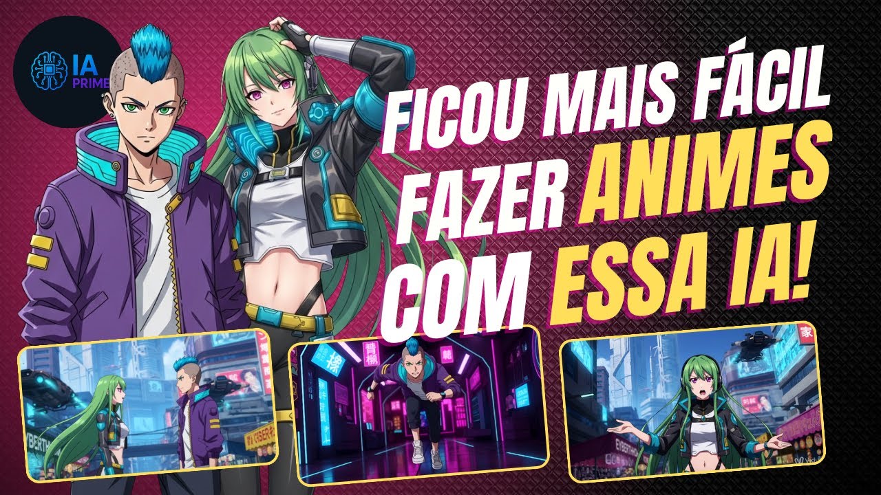 INSANO! Nova IA Cria ANIMES RÁPIDO e FÁCIL! 😱 Veja o que eu consegui!