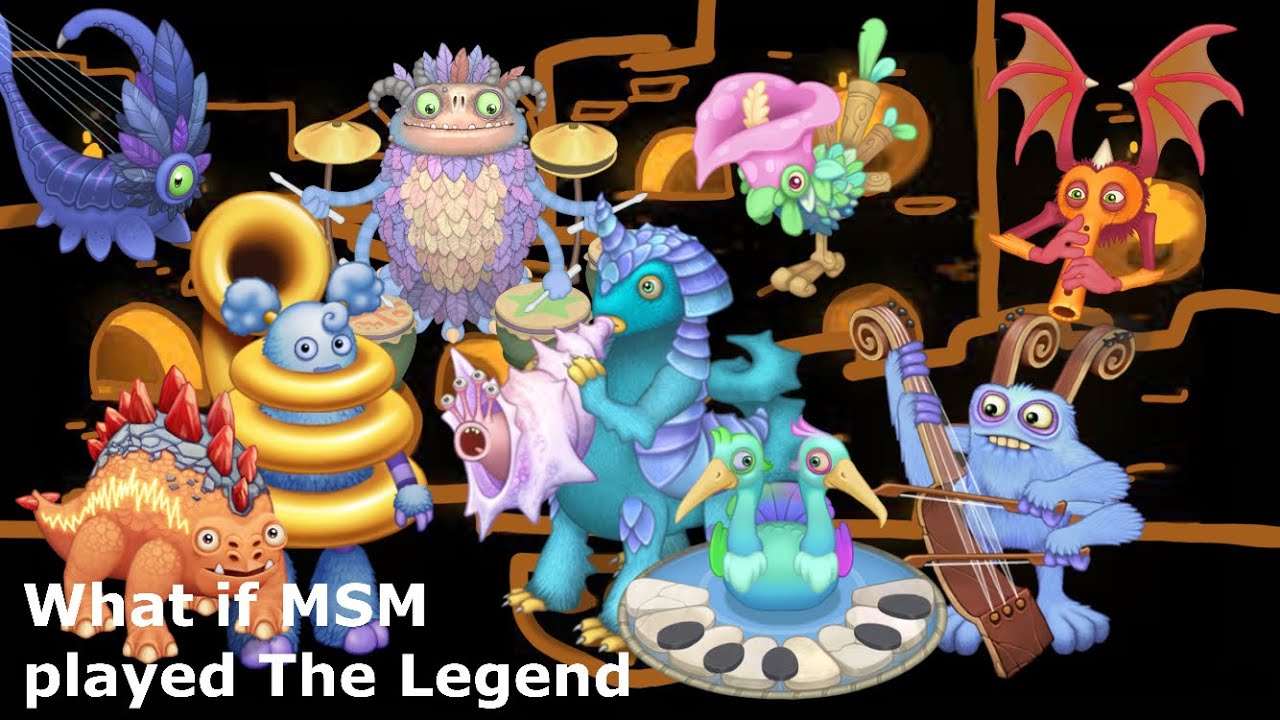 What if My Singing Monsters played The Legend | Deltarune and My Singing Monsters Mashup