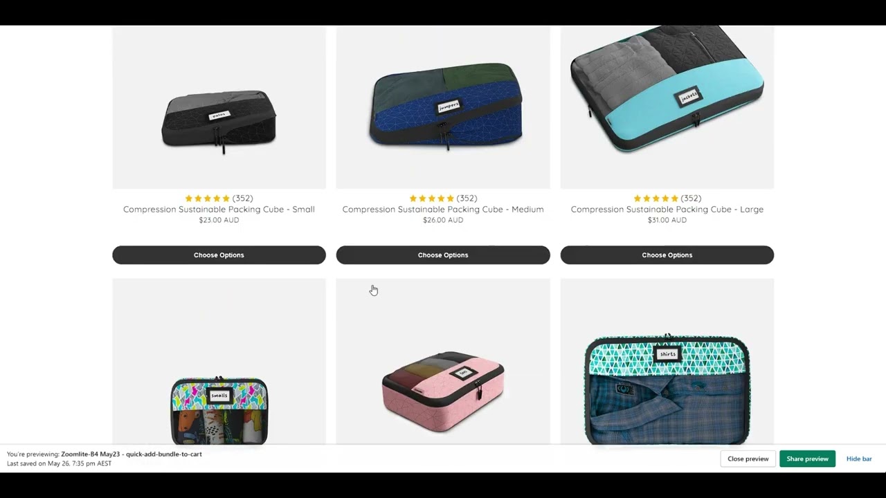 Shopify Custom App: Quick View Add to Bundle Collection