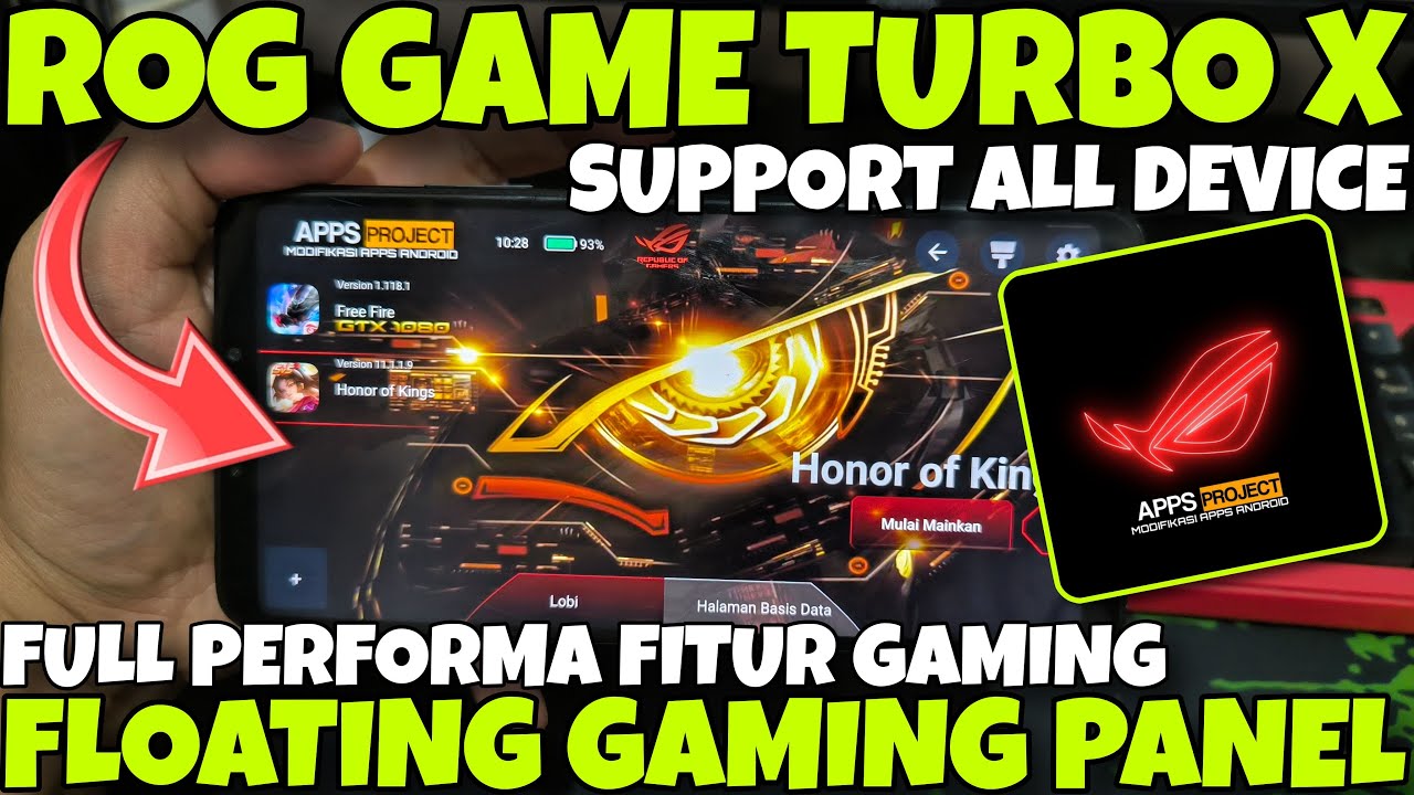 🔥ROG GAME TURBO X VIP PREMIUM‼️ Разблокировка 120 FPS на всех устройствах⚡ Без рута! Игровая пане...