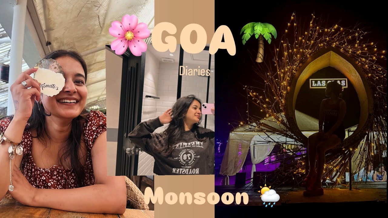 Trip to Goa in Monsoon🌧️Goa Diaries🌴 #vlog #goa 