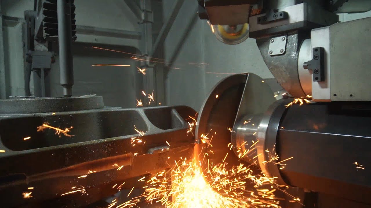 DASROBOT LARGE CASTINGS GRINDING MACHINE (AXLE BOX)