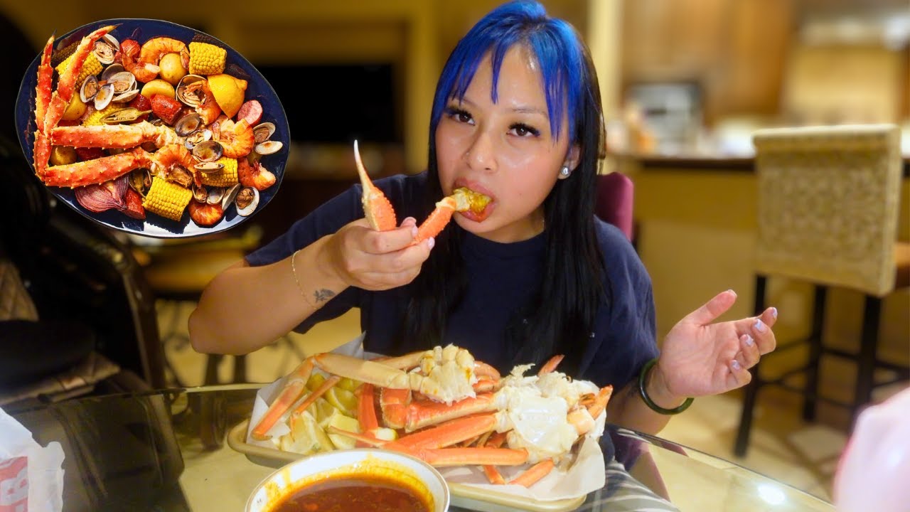 Я приготовила блюдо из морепродуктов перед зимней бурей!