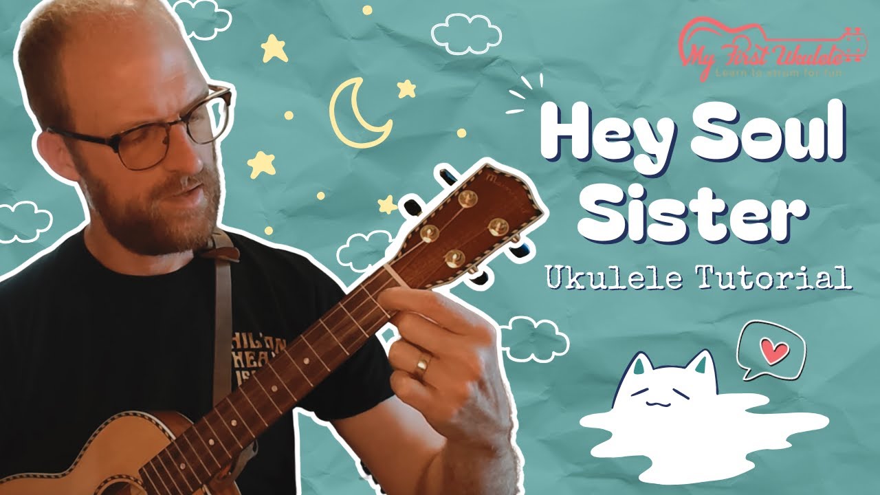 ‘Hey Soul Sister’ - Ukulele Tutorial | Train Cover for Intermediate Players (BARRE Chords!)
