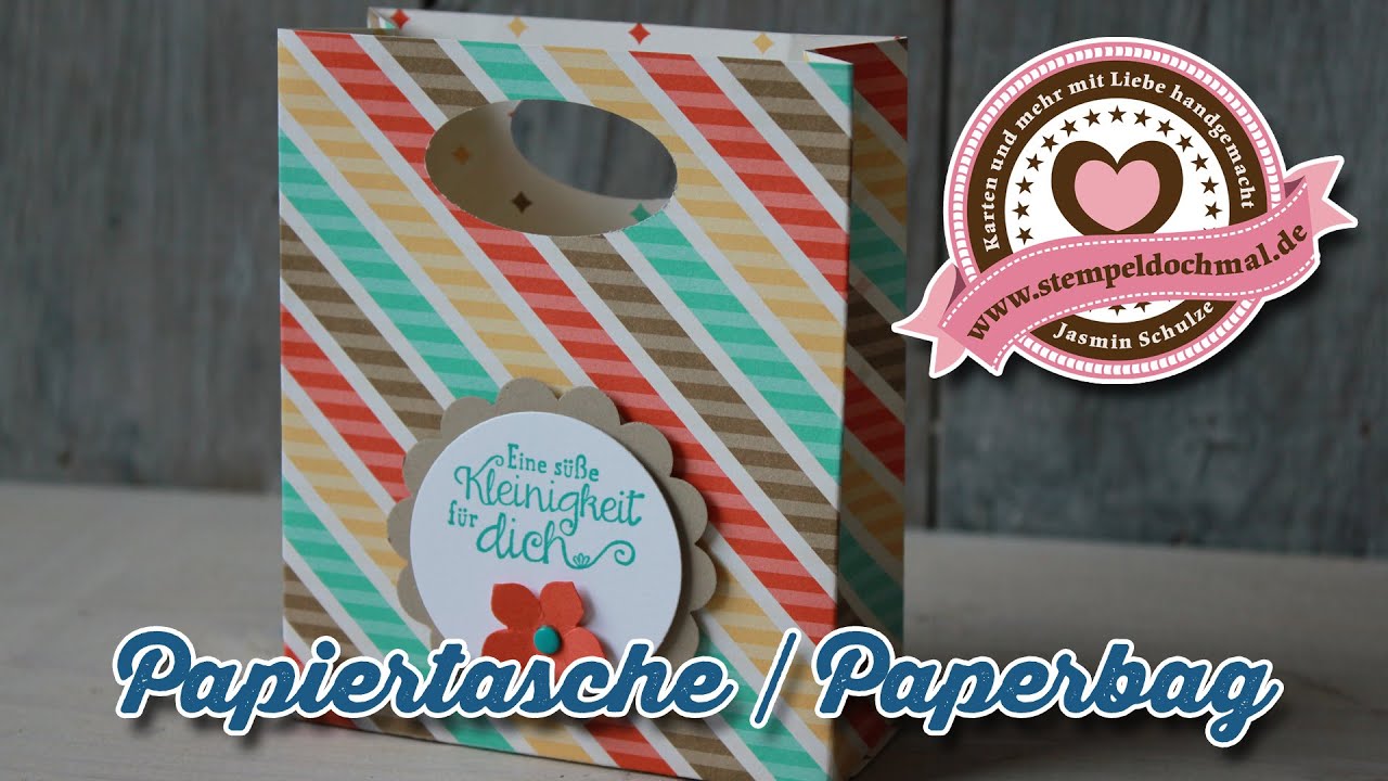 Tutorial: Papiertasche/Paperbag mit Material von Stampin' Up!
