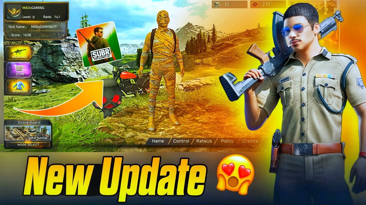 FINALLY 😍 Survival Unknown Battleroyale New Update is Here | Subr New Update aa gaya 🔥 | Subr update