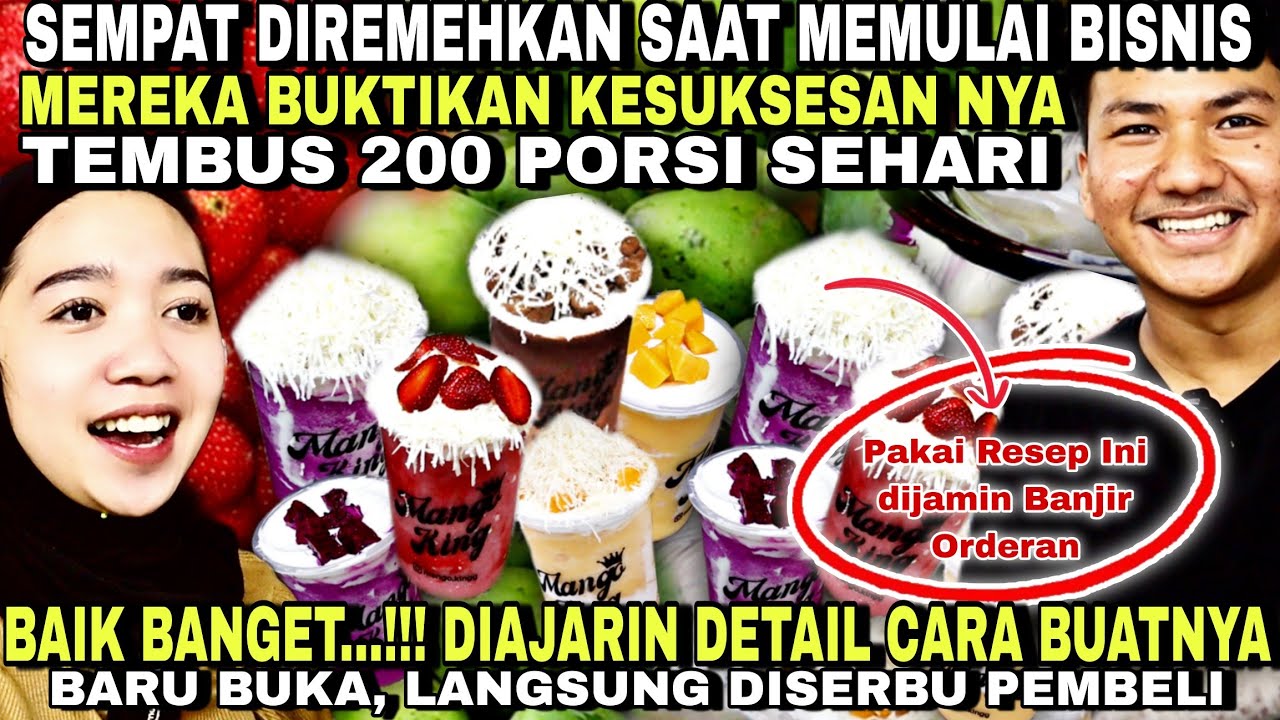 PEMUDA HEBAT CIPTAKAN RESEP MINUMAN KEKINIAN 2023 VIRAL ! IDE USAHA SMOOTHIES BUAH VIRAL 2023 !!