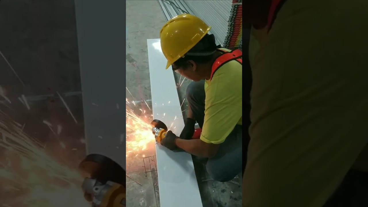 creative work electrical cable gutter elbow cutting how to cut