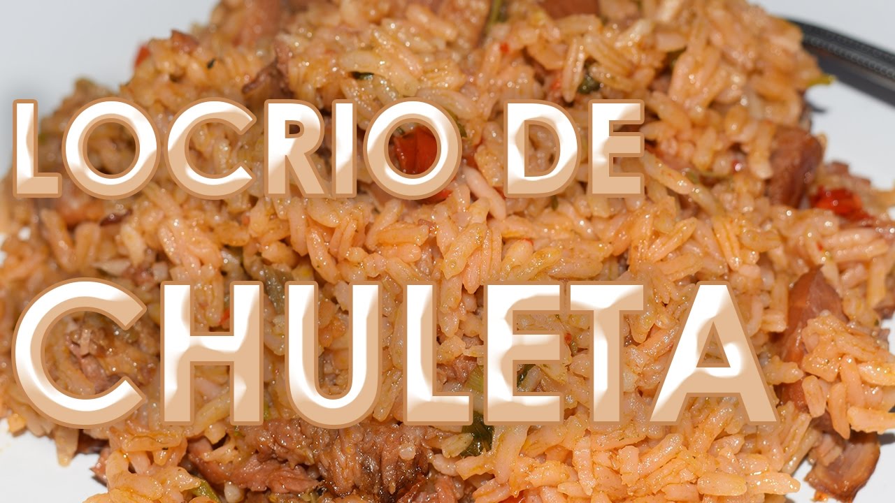 Locrio de Chuleta Ahumada - Cocinando con Yolanda