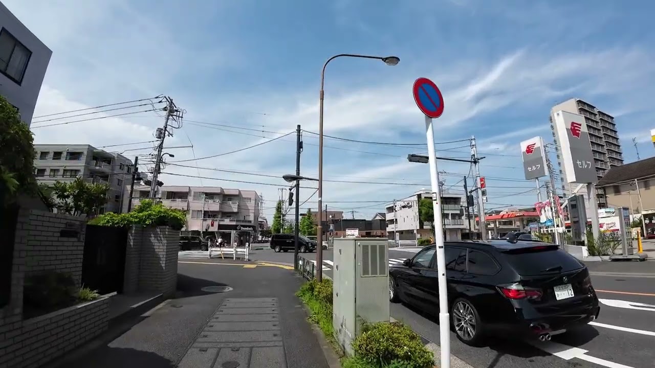 Walk along The Toei Shinjuku Line from Funabori Sta. to Ichinoe Sta./船堀駅から一之江駅まで散歩