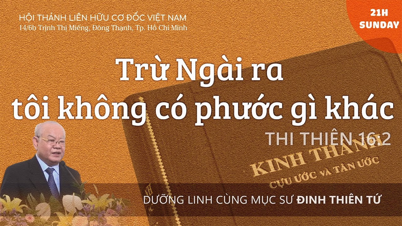 Trừ Ngài ra tôi không có phước nào khác / Mục sư Đinh Thiên Tứ #thongdiepcodoc @THÔNG ĐIỆP CƠ ĐỐC