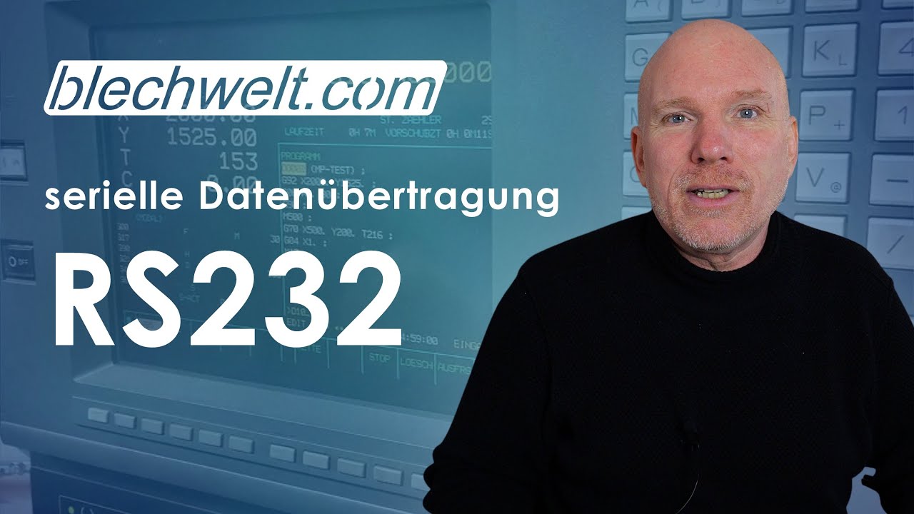 RS232 serielle Datenübertragung Bosch CC Fanuc Sinumerik serial data connection V24 | Blechwelt.com