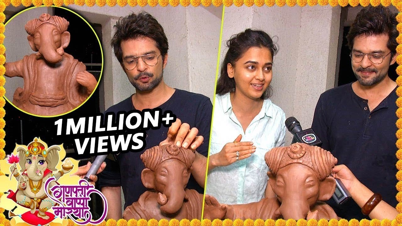 Raqesh Bapat TEACHES Tejasswi Prakash How To Make ECO FRIENDLY Ganapati | EXCLUSIVE Interview