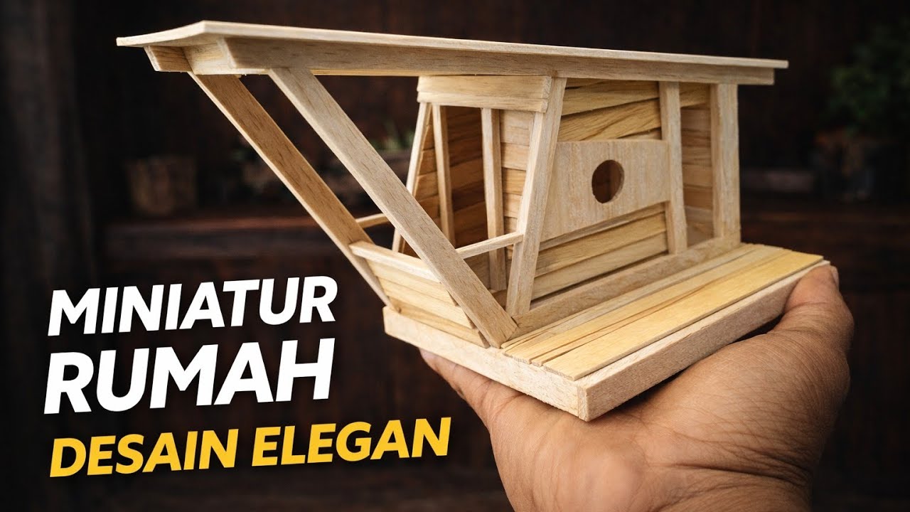 Miniatur Rumah Simpel & Elegan | Mudah Dibuat, Hasil Estetik