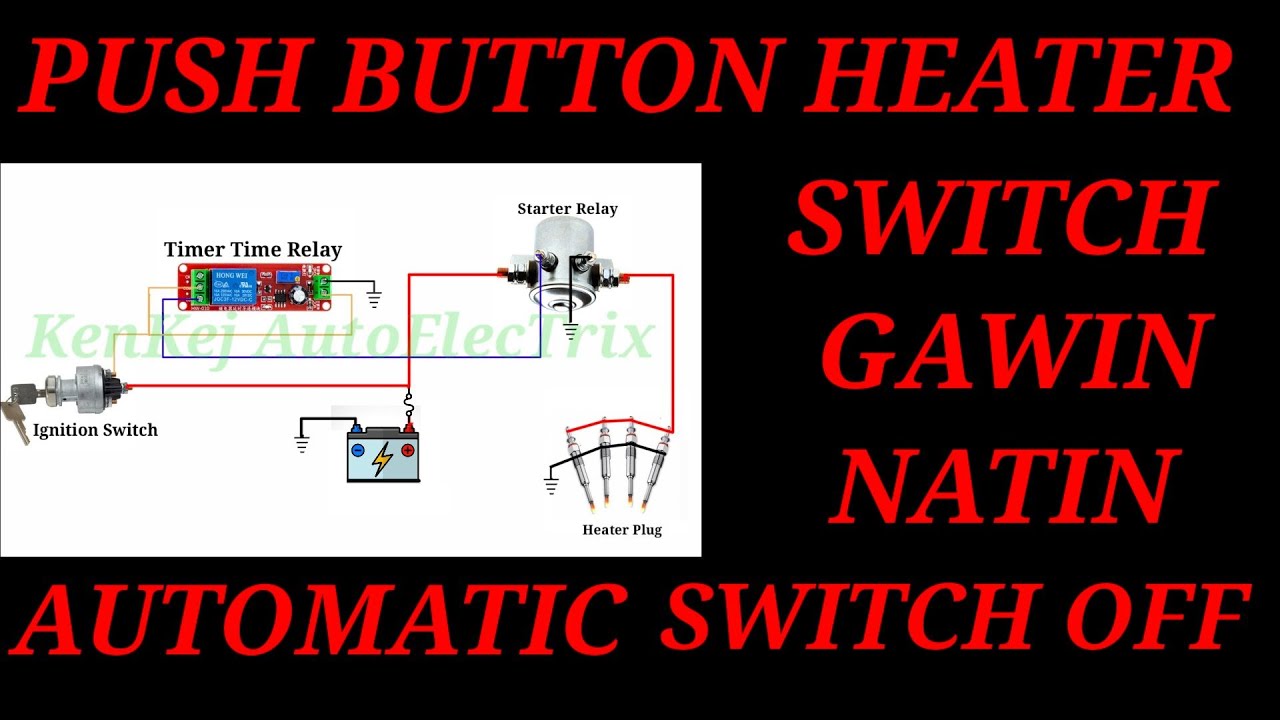 Manual Switch Ba Heater Plug or Glow Plug Mo, Gawin Natin Automatic Yan..