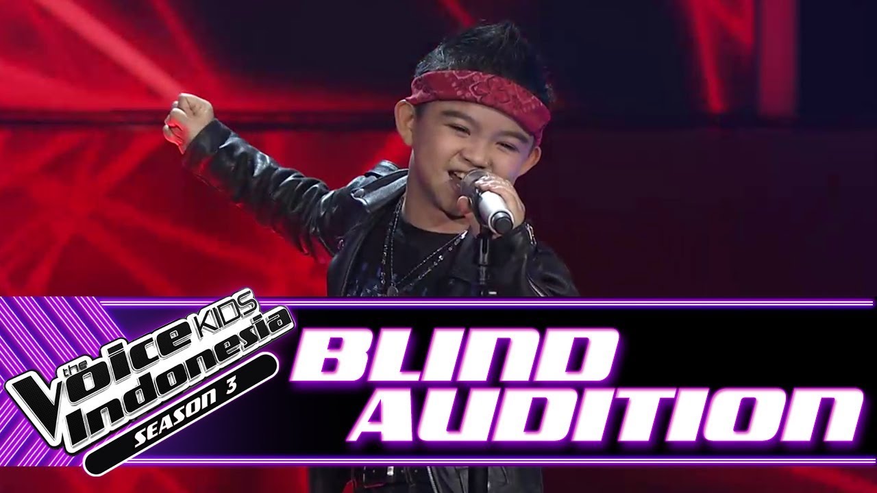 Moses - Welcome To The Jungle  | Blind Auditions | The Voice Kids Indonesia Season 3 GTV 2018