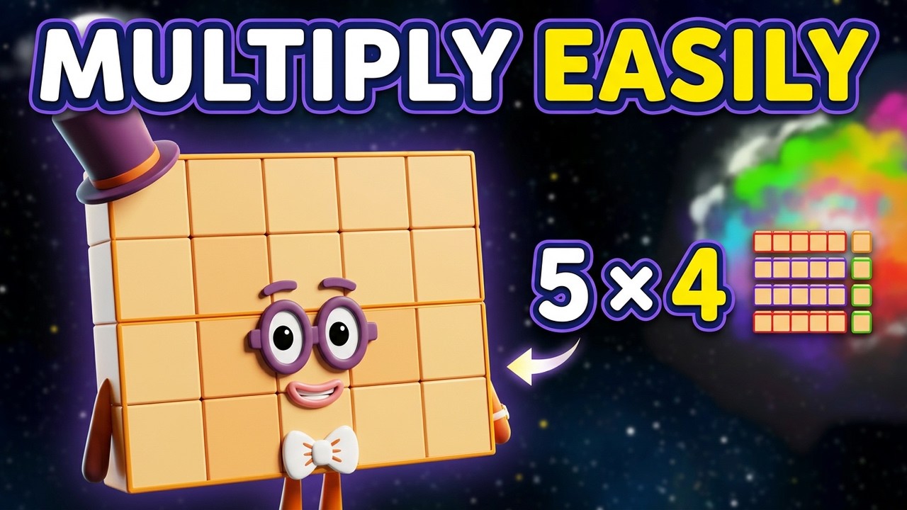 Мир Numberblocks | Увлекательное обучение для детей | Легко умножайте с Numberblocks